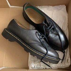 Men’s leather Doc Marten dupe shoes
